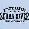 thumbnail image 2 of CafePress - Future Scuba Diver Like My Uncle Infant Bodysuit - Baby Light Bodysuit, Size Newborn - 24 Months, 2 of 4