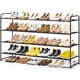 thumbnail image 1 of Organizador de Zapatos MISSLO 4 Niveles Largo para 30 Pares Negro, 1 of 7