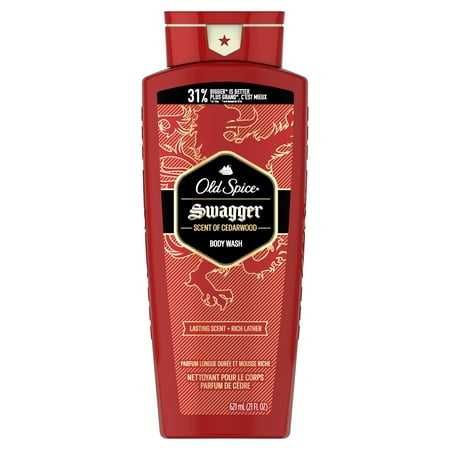 Old Spice Swagger Scent of Confidence, Body Wash for Men, 21 fl oz