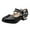 Black, variant on LYHaoo Girl Shoes Small Leather Shoes Single Shoes Children Dance Shoes Girls Performance Shoes Sizes 10.5 Black(Little Kid)