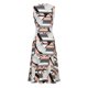 thumbnail image 5 of Vestido sin mangas con estampado de cuello en V para mujer con dobladillo irregular delgado con cordones (incluye cinturón) Pompotops ghjkhdj9252, 5 of 8