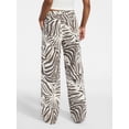 thumbnail image 4 of No Boundaries Wide Leg Cargo Pants, 30" Inseam, Women's and Women's XXS-4X, 4 of 5