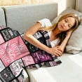 thumbnail image 2 of Birthday Gifts for Women Girls Throw Blanket 50"X40", Happy Birthday Decorations for Women, Gifts for Women Birthday Unique, Womens Birthday Gift Ideas for Her Friend Mom Sister Wife Grandma, 2 of 6