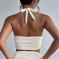 thumbnail image 6 of Women Halter Backless Tank Tops Summer Sleeveless Going Out Tops, 6 of 9