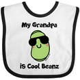 thumbnail image 3 of Inktastic Cool Beans Grandpa Boys or Girls Baby Bib, 3 of 4