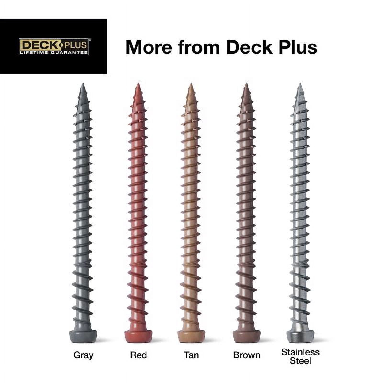 Hillman Group RSC 5022005 25 lbs 2 in. No.10 7 Deck Plus Star Flat Head Exterior Deck Screws, Tan