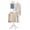 2-Tier-Hang, variant on Clothes Drying Rack,Folding Clothes Drying Tree, 2 Layer with 24 Clips and 3 Rotatable Arms,66.9-Inch Indoor Clothes Rack,Stainless Steel,4 Legs,White and Silver SNJ102