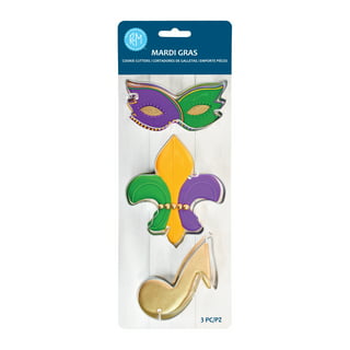 Mardi Gras Mask Cookie Cutter, 4.5 Made in USA by Ann Clark