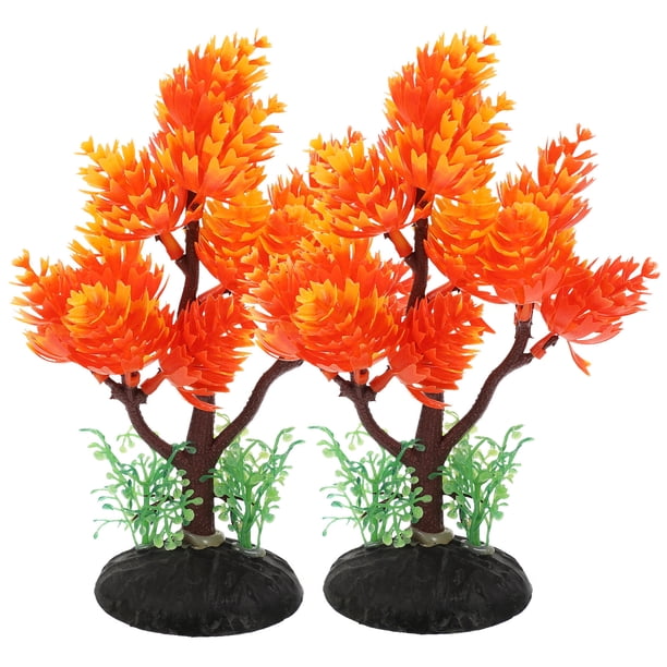 FELTECHELECTR 2Ud Decorativas Para Pecera Accesorio Y Llamativo Para De Acuario