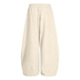 thumbnail image 6 of SJLDQY Sweatpants for Girls Trendy Letter Graphic Casual Wide Leg Pants Drawstring Waist Pants with Pockets, 6 of 6