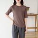 thumbnail image 3 of Mujeres Manga Corta Tops Impresión Casual Cuello Redondo, Blusa de Moda para Todo el Uso de Fiesta de Temporada, 3 of 4