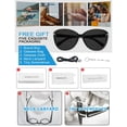 thumbnail image 7 of WEMOOTANTS Full Readers Sunglasses 1.25 for Women Brown Leopard Sun Readers 1.00 1.25 1.50 1.75 2.00 2.25 2.50 2.75 3.00 3.50 4.00, 7 of 7