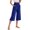 Blue, variant on LEBONYARD Capri Leggings for Women Summer,Leggings for Women plus size,Women Capris Solid Elastic Waist Pocket Cropped Pants Casual Stretchy Stylish Pants Yoga Sports Casual Yoga Pants Dark Gray S