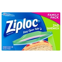 Ziploc Sandwich Bag, 240 count