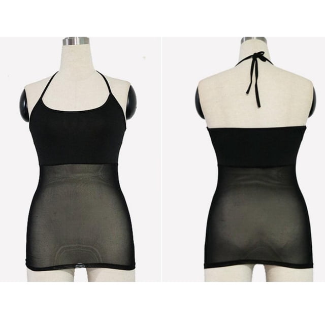 Blusas de danza del vientre Macarena halter malla Elástica
