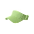 thumbnail image 2 of Blank Lime Green Adjustable Visor, 2 of 2