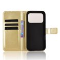 thumbnail image 3 of Wallet Case for Honor 600 Pro with Card Holder, PU Leather Flip Phone Case with Kickstand Magnetic Closure Wrist Strap Gold, 3 of 5
