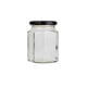 thumbnail image 1 of 24 pz Frascos de Vidrio con Tapa de Rosca Negra 250 ml Organiseiton Organiza tu Espacio, 1 of 3