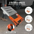 thumbnail image 4 of Heavy-Duty 30x20 Inch Welding Table with Wheels, 400lb Load, Adjustable Height, 3 Slots & Foldable Design – Welder Work Bench, 4 of 11