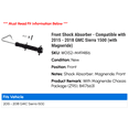 thumbnail image 2 of Front Shock Absorber - Compatible with 2015 - 2018 GMC Sierra 1500 (with Magneride) 2016 2017, 2 of 2