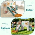 thumbnail image 6 of 12 in 1 Toddler Slide, NEORIVER Kids Indoor Slide for Toddlers 1-3 Years Old, Toddler Indoor Playground with Drawing Board, Golf Set, Ring Toss, Basketball Hoop and Storage, 6 of 7