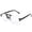 Black, variant on Frameless Sunglasses for General Style with UV400 Protection and 99% Visible Light Perspective