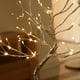 thumbnail image 4 of Árbol de bonsái de mesa, 108 luces LED, decoración navideña, funciona con pilas y USB, árbol artificial para bodas, regalo interior o exterior, decoración de escritorio Fokelyi HY-0023, 4 of 5