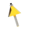 thumbnail image 3 of 1/4 '' Vástago 30  degree Chaflán Y Biselado Router Bit Broca De 1 H Herramienta Para Trabajar La shamjiam Broca de fresadora de bisel chaflán, 3 of 4
