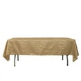 thumbnail image 5 of Balsa Circle Gold 60" x 102" Accordion Crinkle Taffeta Rectangular Tablecloth Reception, 5 of 8