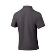 thumbnail image 5 of Yiaimeir Men's Casual Business Solid Color Double Short Sleeve Shirt Summer Clothing,Size M-3XL, 5 of 5