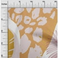 thumbnail image 2 of oneOone Viscose Jersey Light Brown Fabric Tropical Abstract Leaves Quilting Supplies Print Sewing Fabric By The Yard 60 Inch Wide, 2 of 4