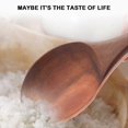 thumbnail image 2 of Teak Wood Spoon Natural Solid Wood Rice Spoon Wooden Rice Paddle Big Potato Serving Spoon Wooden Kit, 2 of 5