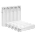 thumbnail image 1 of 10 Pieces Roller Bottles 5ml with Refillable Plastic Perfumes Steel Balls Caps Empty Dispenser Refillable Portable Storage Containers for Face Eye Body Care, 1 of 7