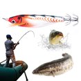 thumbnail image 2 of Cebos Biónicos para Camarones Jigging Gancho Calamar Artificial Luminoso Horizontal 70mm, 2 of 9