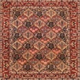thumbnail image 1 of Ahgly Company Machine Washable Indoor Square Traditional Tomato Red Area Rugs, 5' Square, 1 of 1