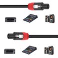 thumbnail image 1 of Conectores Speakon 4 Polos Conector Audio Ohm para NL4FC NL4FX NLT4X, 1 of 9