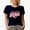 Navy Blue, variant on Distressed Mini, Retro Mother-To-Daughter Themed Mother's or Valentine's Day Gift, Black T-Shirt, XL