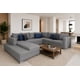 thumbnail image 1 of Sala Esquinera en U EL BAZAR STORE Corbel Gris plata Moderna en U 200x315x255 cm, 1 of 8