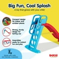 thumbnail image 6 of DOLU Big Splash Slide for Indoor or Outdoor Use, Water Connection Feature, Red, 6 of 13