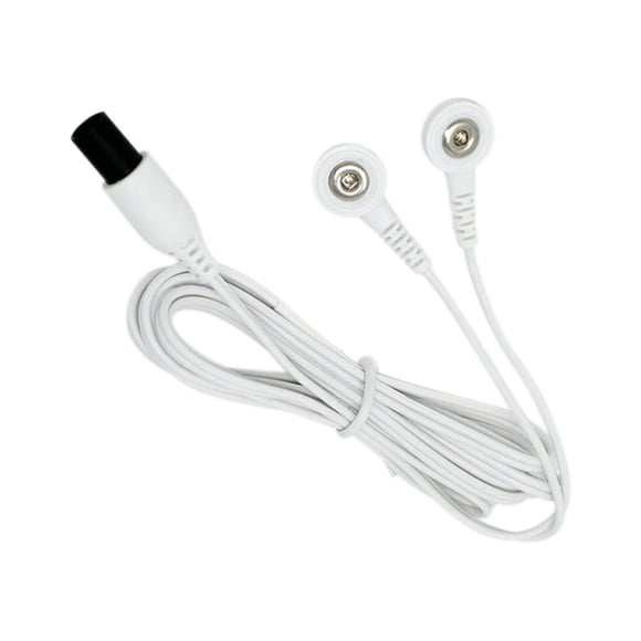 TENS Fils de Câble Compatibles avec les Appareils d'Électrothérapie Omron avec Connecteurs à Pression. Fils de Câble de Remplacement Compatibles avec les Unités Omron TENS : Max, Pro, Pocket. Marque Discount TENS.