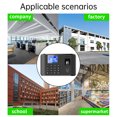thumbnail image 2 of Intelligent Biometric Fingerprint Password Attendance Machine Time Clock Employee Checking-in Recorder 2.4 inch LCD Screen, 2 of 8