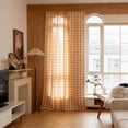 thumbnail image 4 of Apmemiss Liquidation Rideaux Tissés Style Rural Semi Salon Chambre Balcon Rideaux, 4 of 6