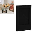 thumbnail image 4 of Photo Frame, Classical Replaceable Rectangle ABS PP Stand Photo Frame Decorative  For 3in Photos Dark, 4 of 8