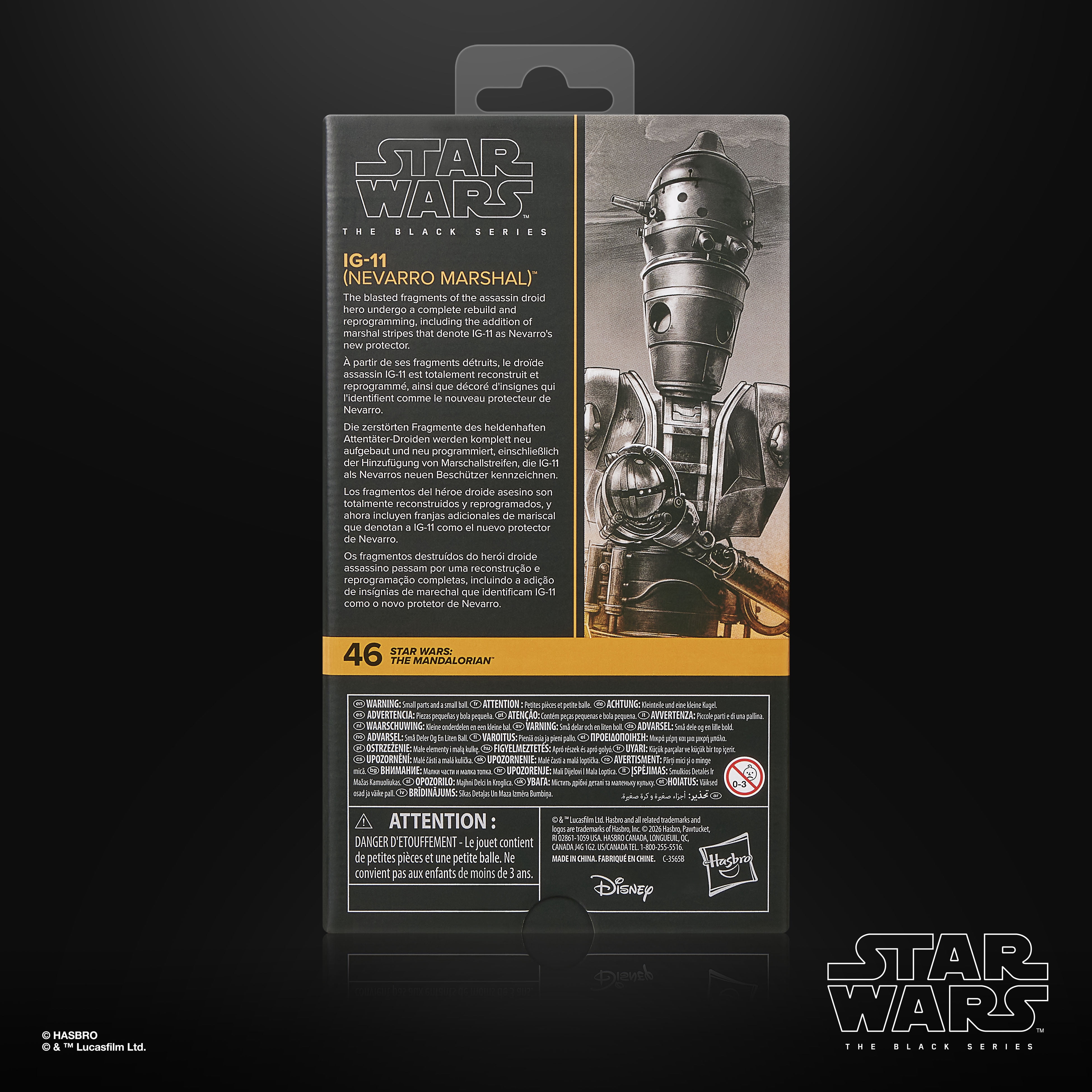 Star Wars The Black Series IG-11 (Nevarro Marshal) Action Figure (6 in.)