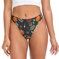 thumbnail image 1 of Balery Autumn with Pumpkins Tangas de Algodón para Mujer con Estampado – Ropa Interior Sexy, Transpirable, G-string-X-Large, 1 of 6