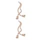 thumbnail image 3 of Advancent Cuerda de cáñamo, cable eléctrico, soporte para lámpara Homekit, cable DIY E27, bombilla colgante, luz Industrial, cable marrón 18mm(1M) 2 cabezas 2piezas, 3 of 6