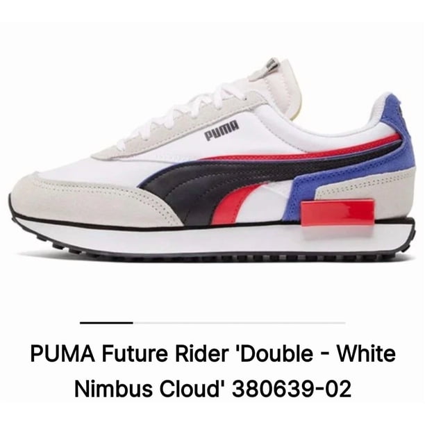 Size 10 - PU & MA FUTURE Rider Double - White Nimbus Cloud 2021