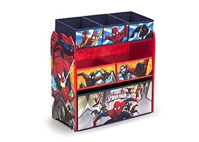 spider man wooden toy box