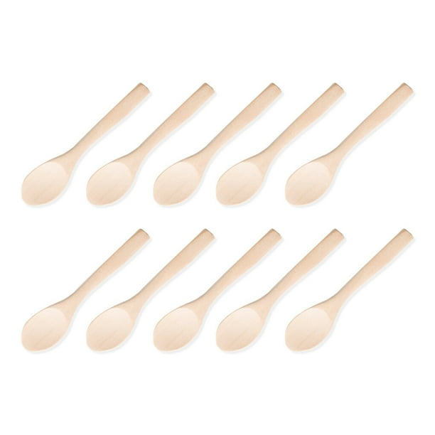 Bewildely Paquete de 10 cucharas de pequeñas, utensilios de comedor para niños, cucharadita de miel, condimentos de cocina para condimentos de Mostrada tipo 6 Bewildely HA059797-06B