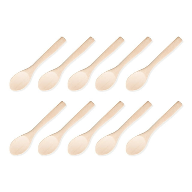 Bearachild Paquete de 10 cucharas de pequeñas, utensilios de comedor para niños, cucharadita de miel, condimentos de cocina para condimentos de Mostrada tipo 6 Bearachild HA059797-06B